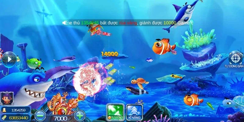 Các Loại Cá và Sinh Vật Biển Trong Vua Săn Cá
